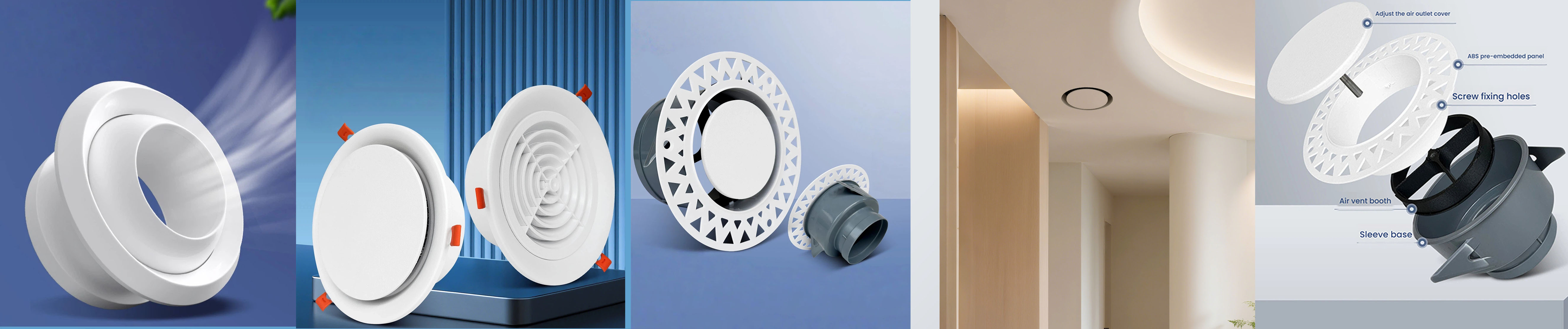 Air Vent Material Comparação: Liga De Alumínio vs ABS vs Aço Inoxidável