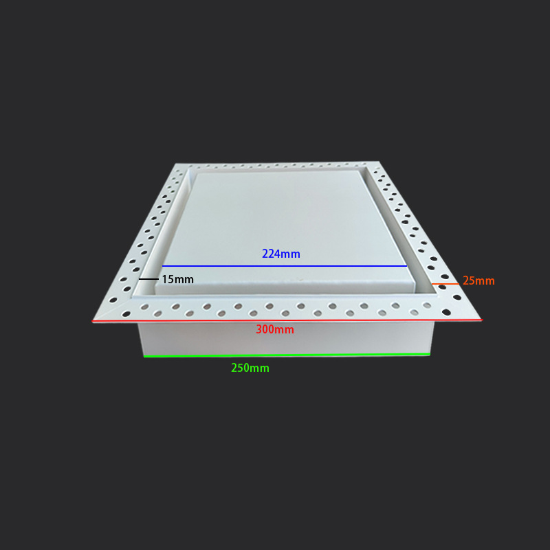 Difusor linear de ranhura para aplicação em gesso
