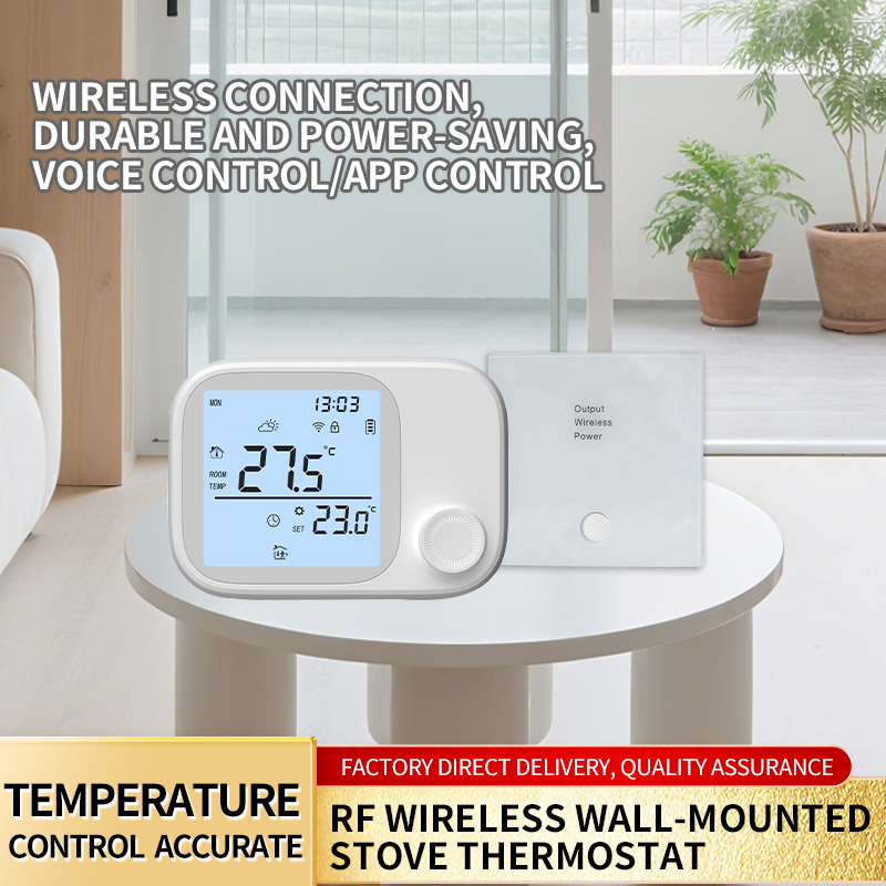 WiTH3 RF Radio Frequency 433 parede termostato do forno