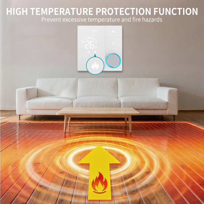SDM9 LED Botão-Operado Termostato