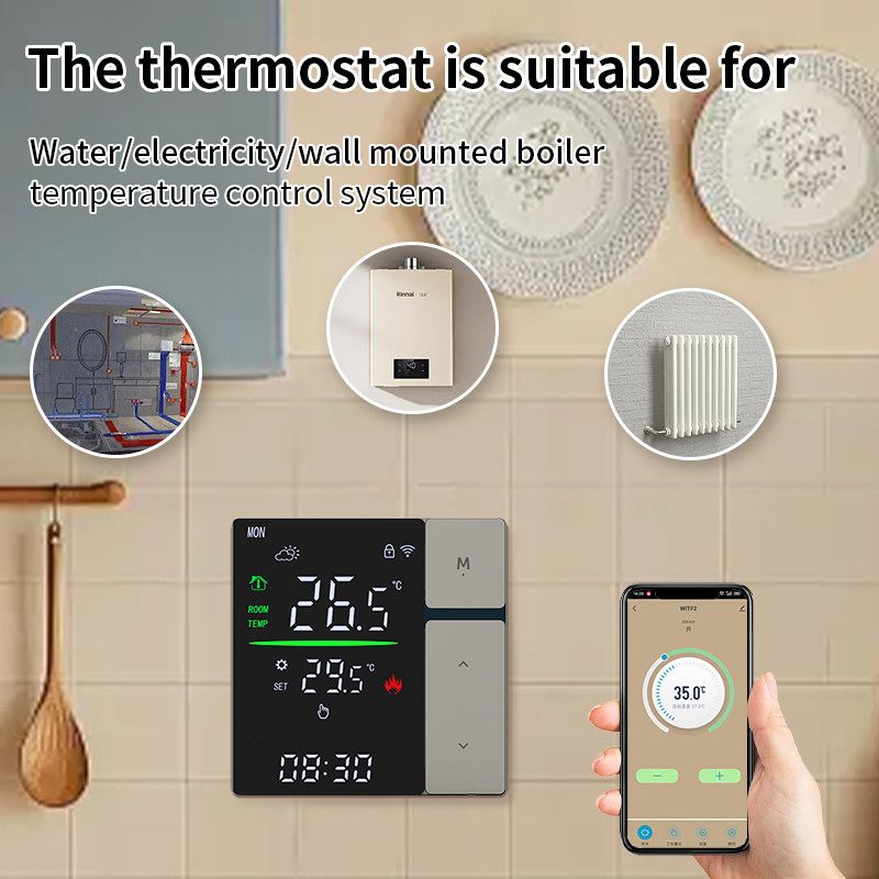 SDM5 LED Botão Termostato