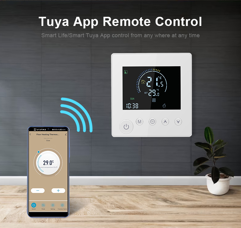 Modelo K1M Botão WiFi Termostato