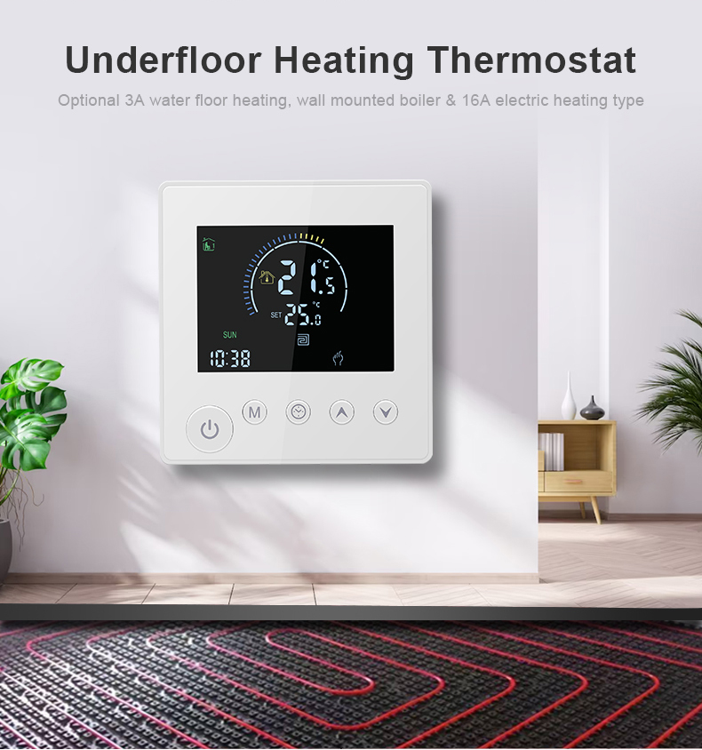 Modelo K1M Botão WiFi Termostato