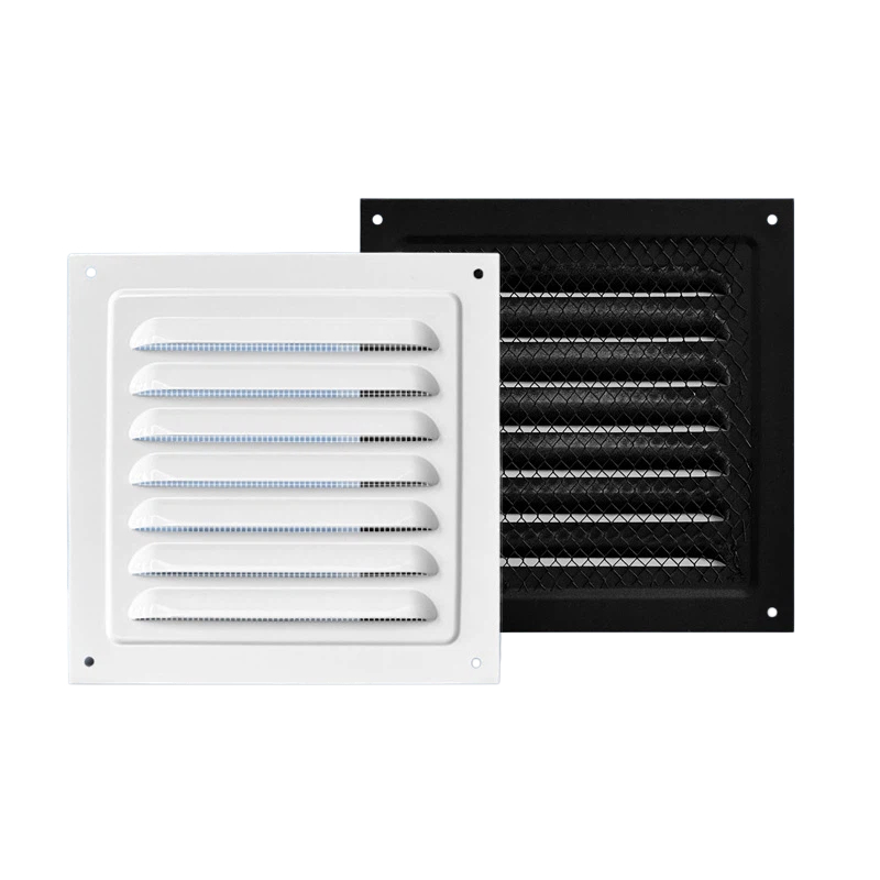 Louvered ventilação ar/retorno ar ventilação grade