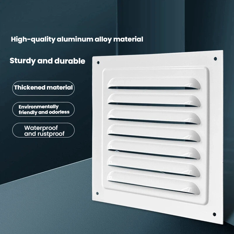 Louvered ventilação ar/retorno ar ventilação grade