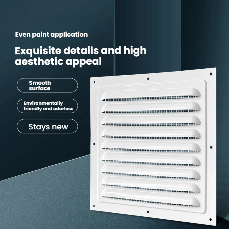 Louvered ventilação ar/retorno ar ventilação grade