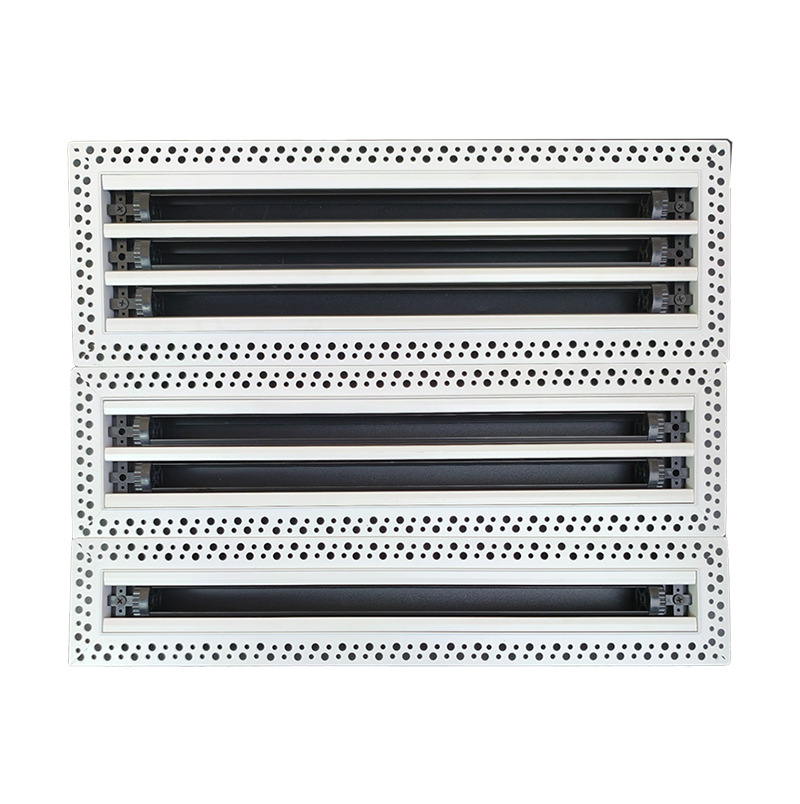Difusor de slot linear ajustável em gesso