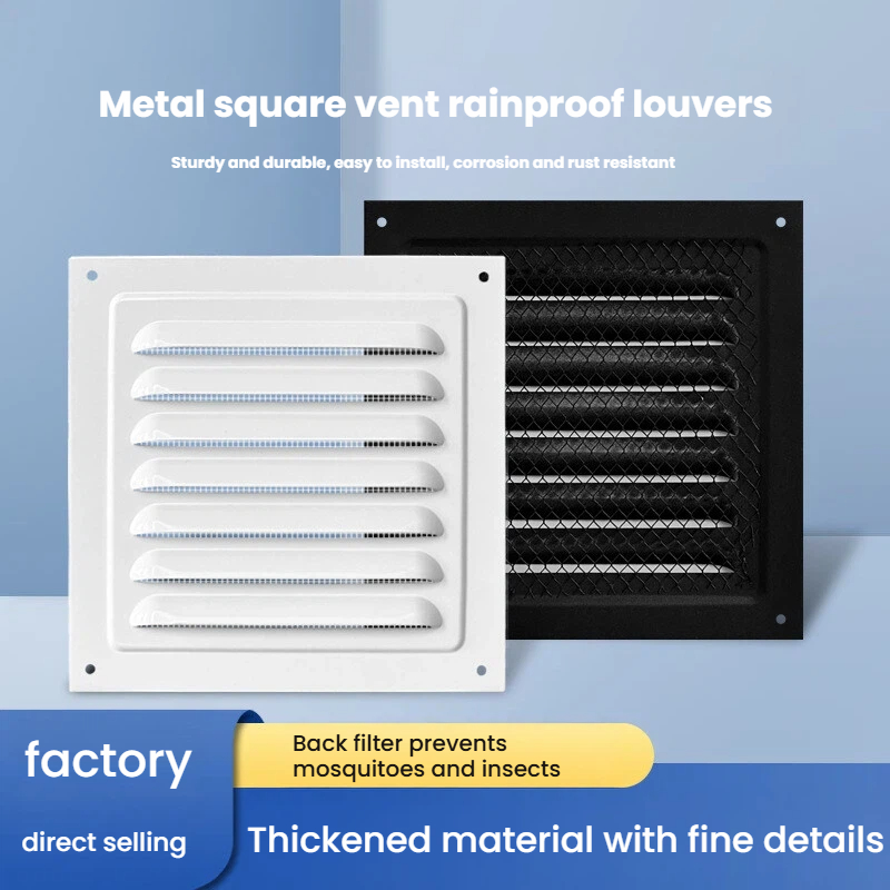 Louvered ventilação ar/retorno ar ventilação grade